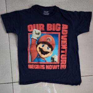 Nintendo Mario Navy Blue Adventure Tee